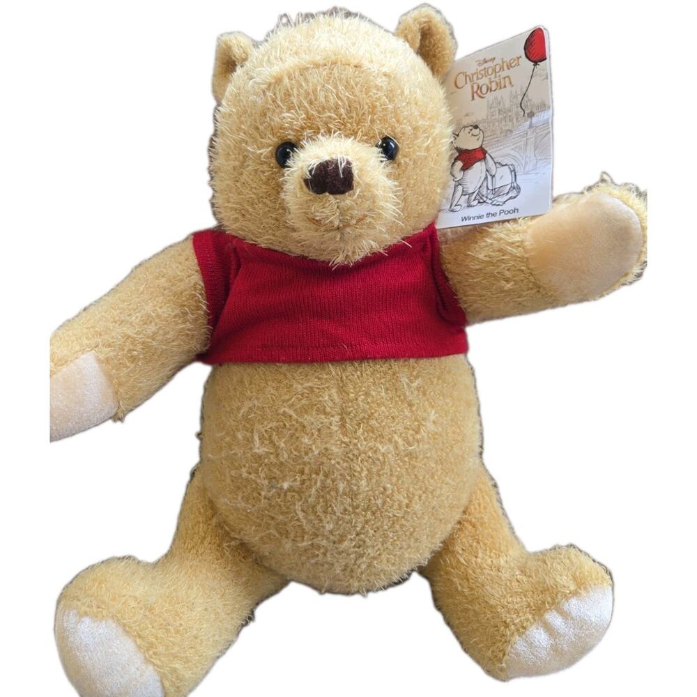 Disney Christopher Robin Movie Winnie The Pooh Plush Theme Parks Tags Attached